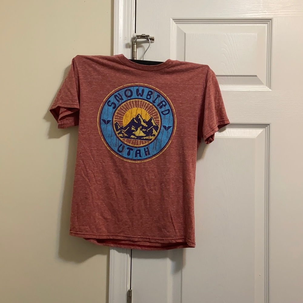 Red wash shirt